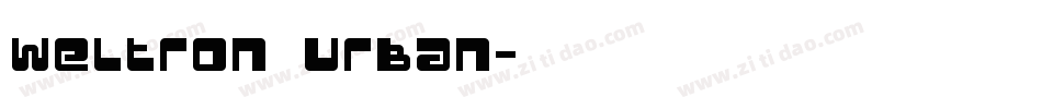 Weltron Urban字体转换